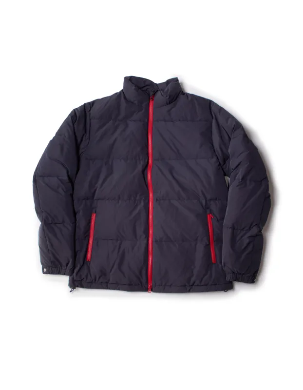 Navy Down Puffer Jacket - Trim Fit made by J. Press