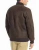 DARK BROWN SHEARLING BOMBER JACKET sold by J. Press