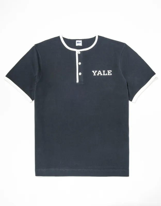 Yale Pique Henley Shirt sold by J. Press