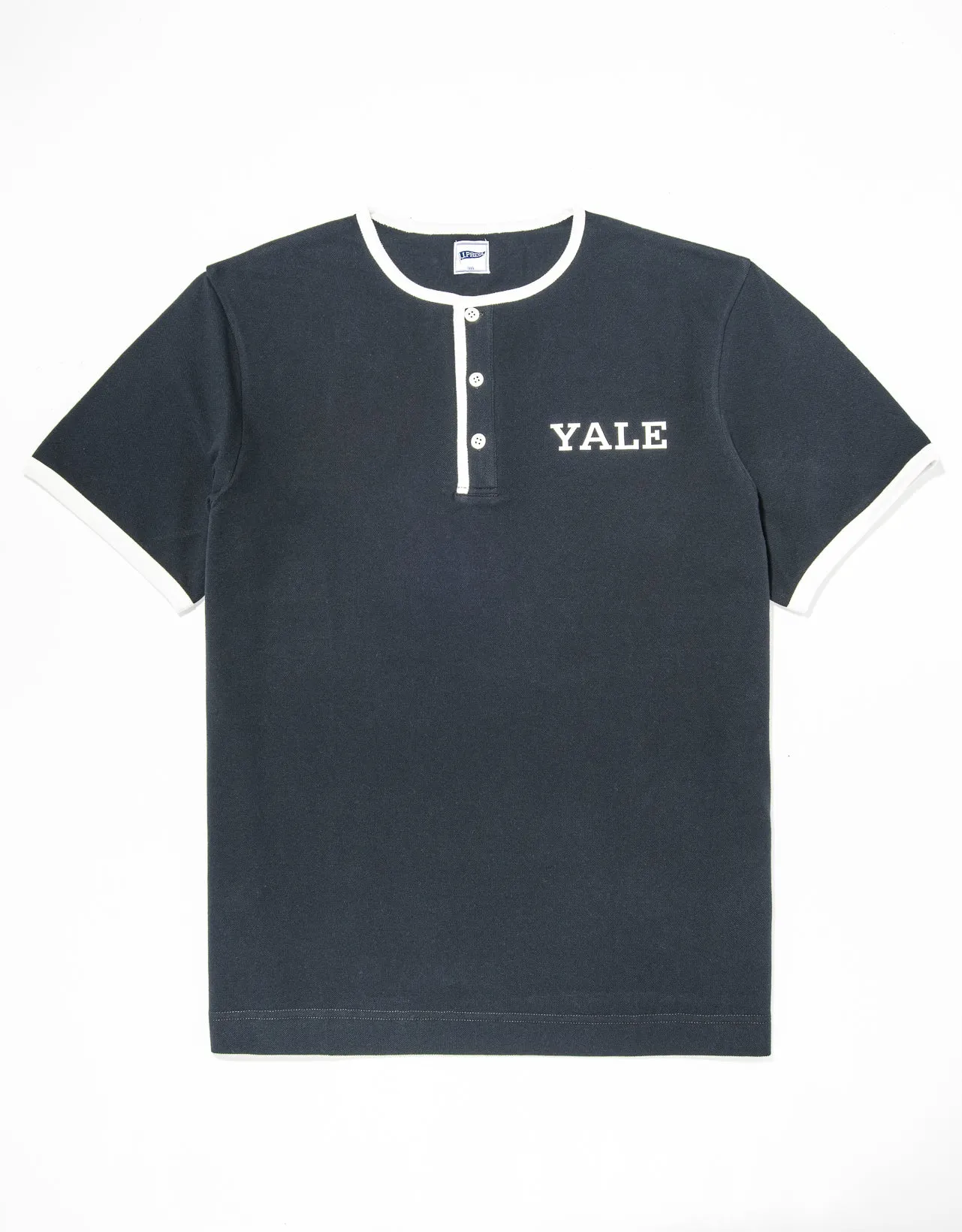 Yale Pique Henley Shirt sold by J. Press