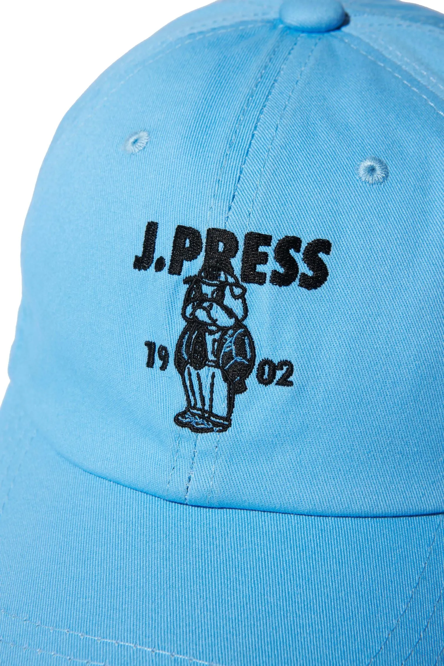 Bulldog Blue Baseball Cap sold by J. Press product image thumbnail 2