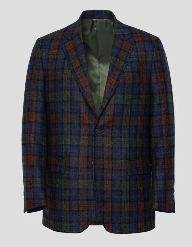 RUST/GREEN/BLUE PLAID SPORT COAT sold by J. Press