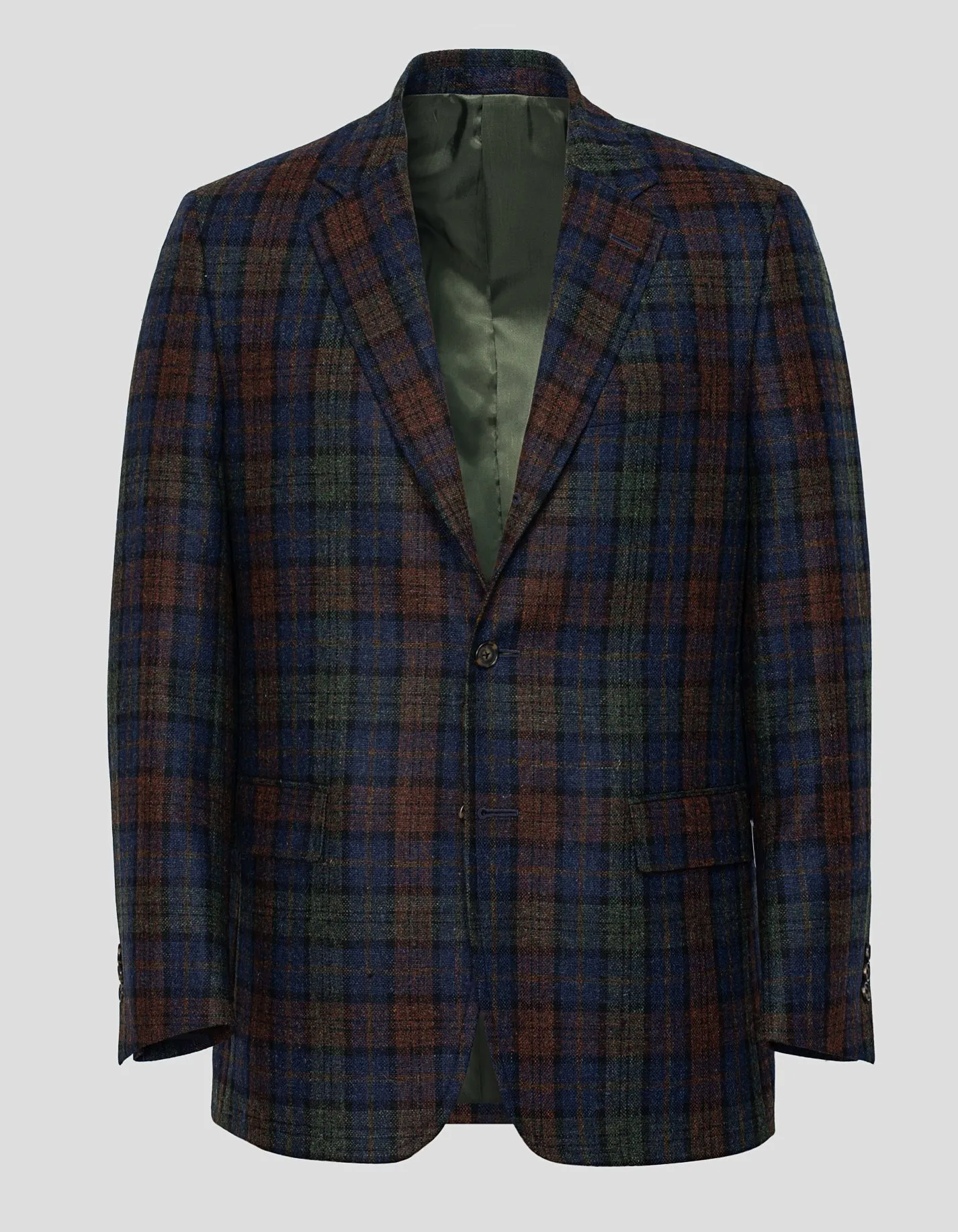 RUST/GREEN/BLUE PLAID SPORT COAT sold by J. Press