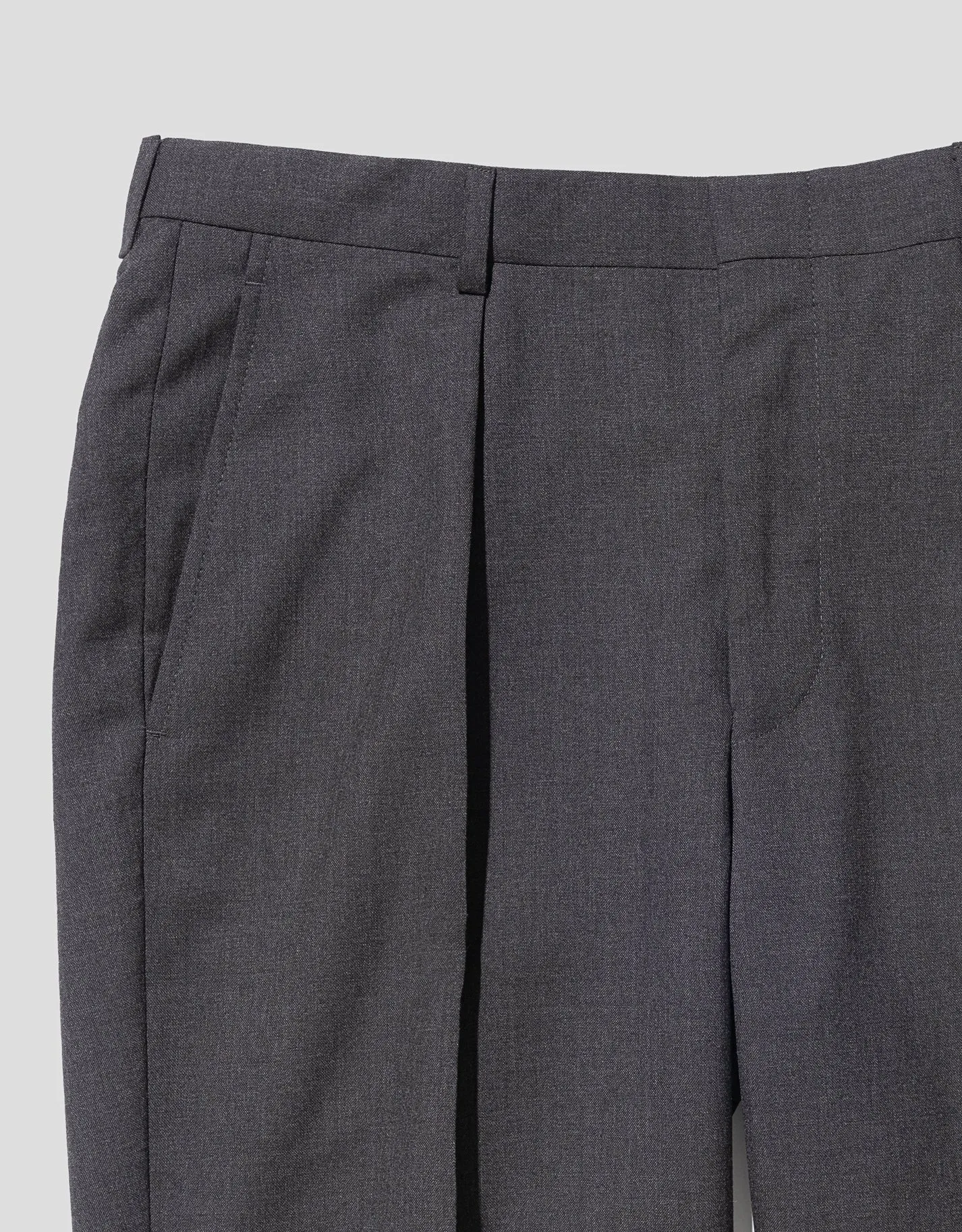 Made-in-USA Grey Single Pleat Wool Trousers sold by J. Press product image thumbnail 2