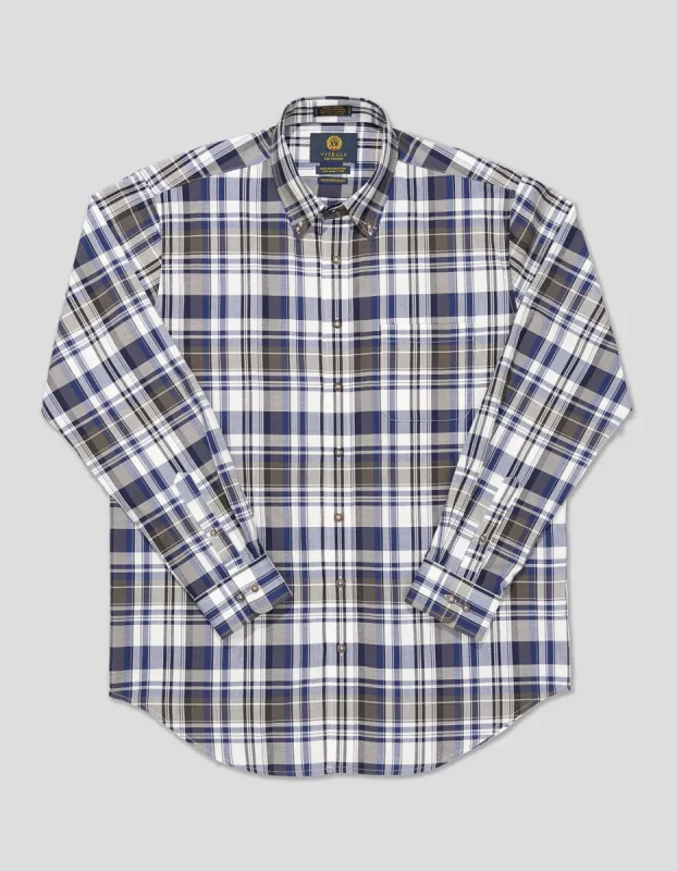 VIYELLA - NAVY/GREY/WHITE CHECK sold by J. Press