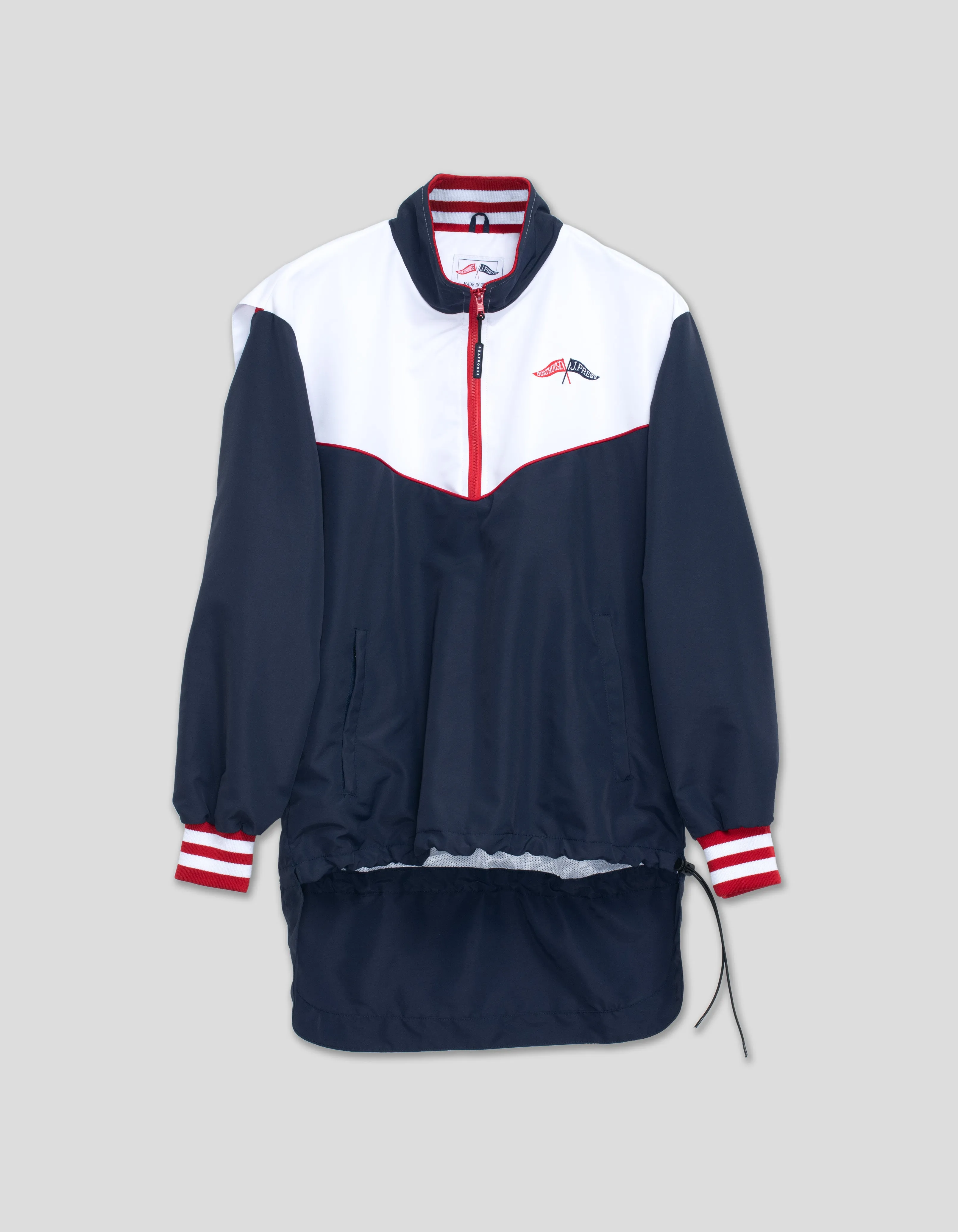 Made-in-USA Navy & White Stevenson Jacket sold by J. Press