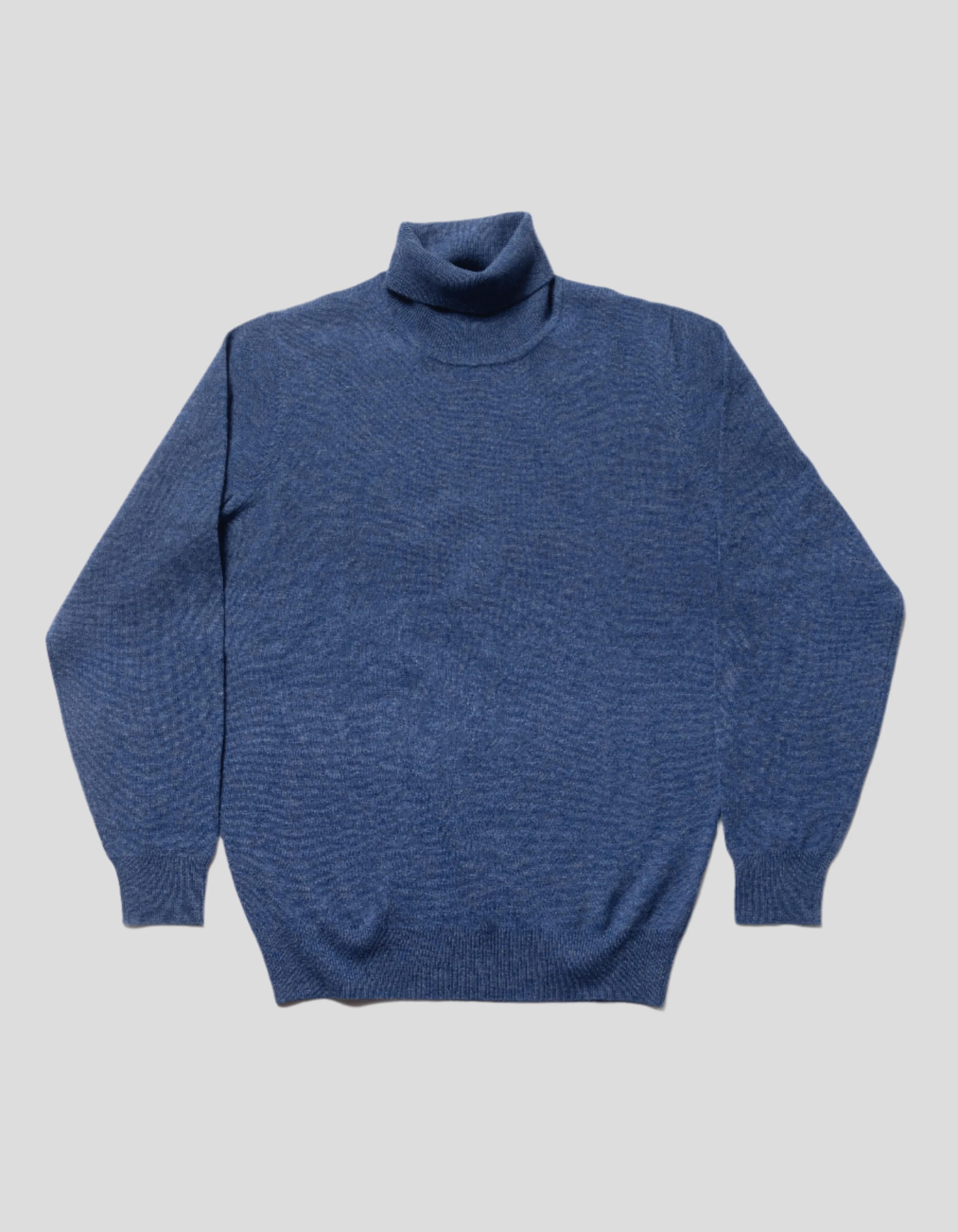 BLUE LAMBSWOOL TURTLENECK SWEATER sold by J. Press