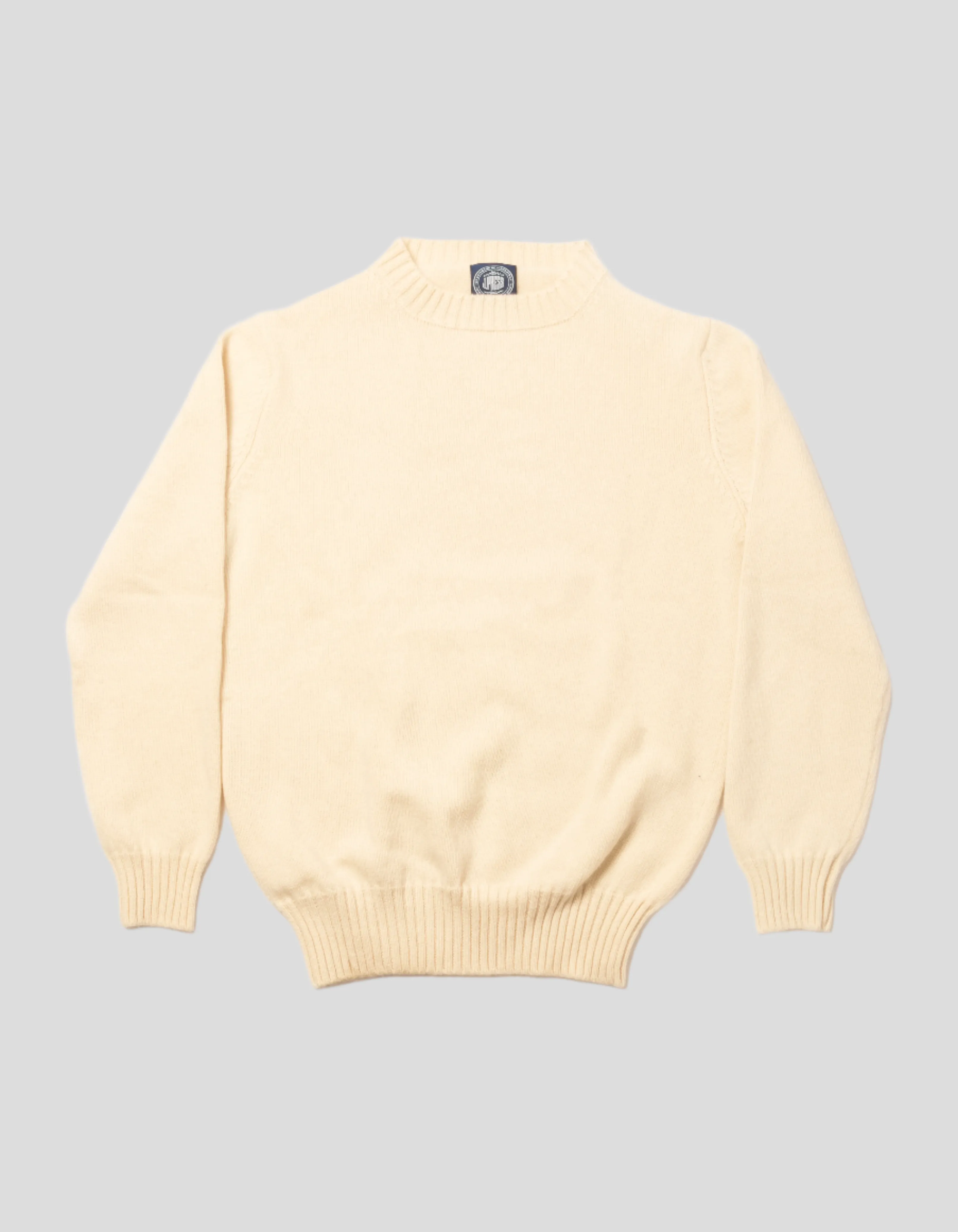 ECRU CASHMERE CHUNKY CREW NECK sold by J. Press
