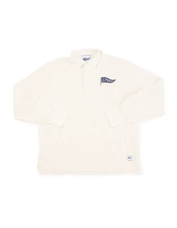 Trim Fit J. Press Pennant Rugby Shirt sold by J. Press