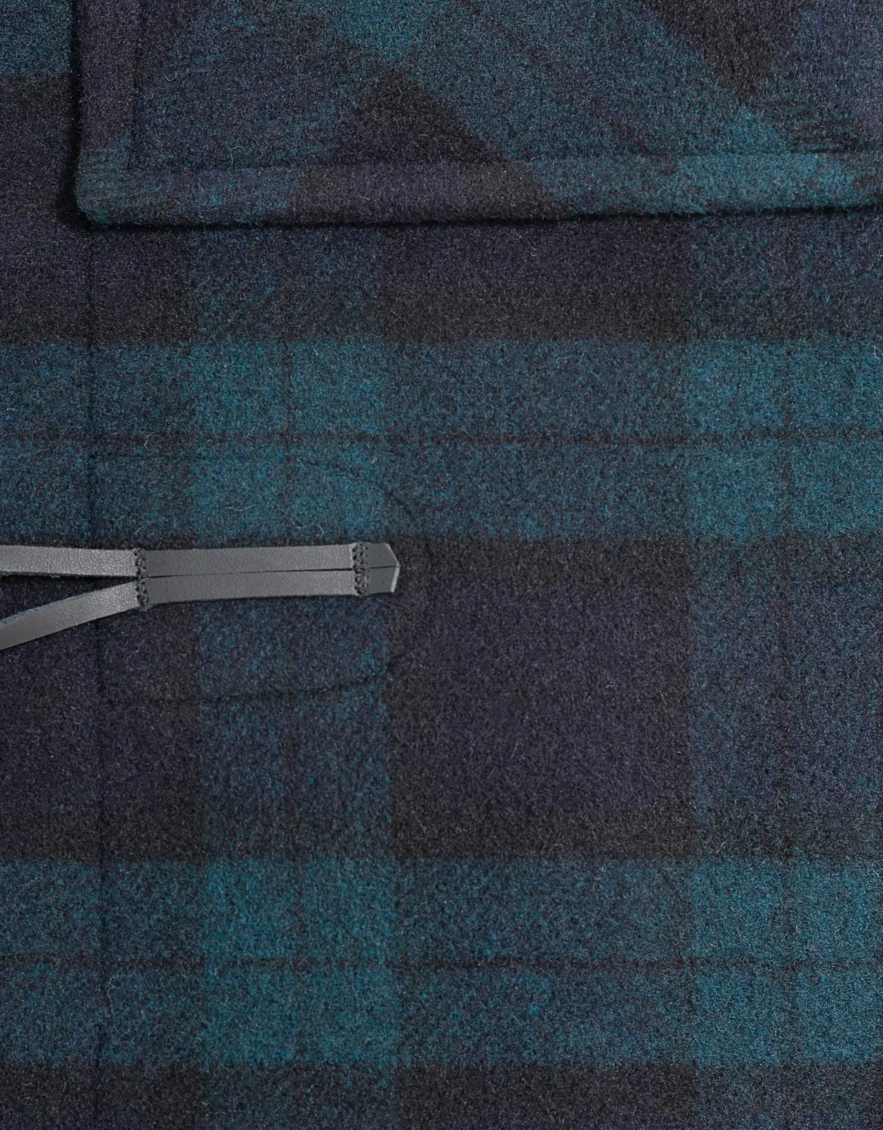 Made-in-England Blackwatch Classic Morris Duffle Coat sold by J. Press product image thumbnail 2