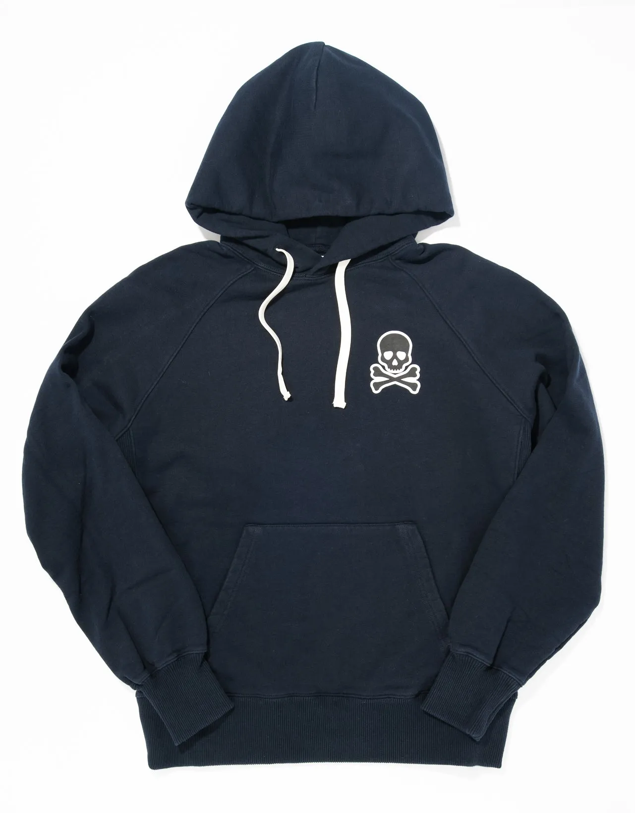 SKULL AND CROSSBONES HOODIE - NAVY sold by J. Press