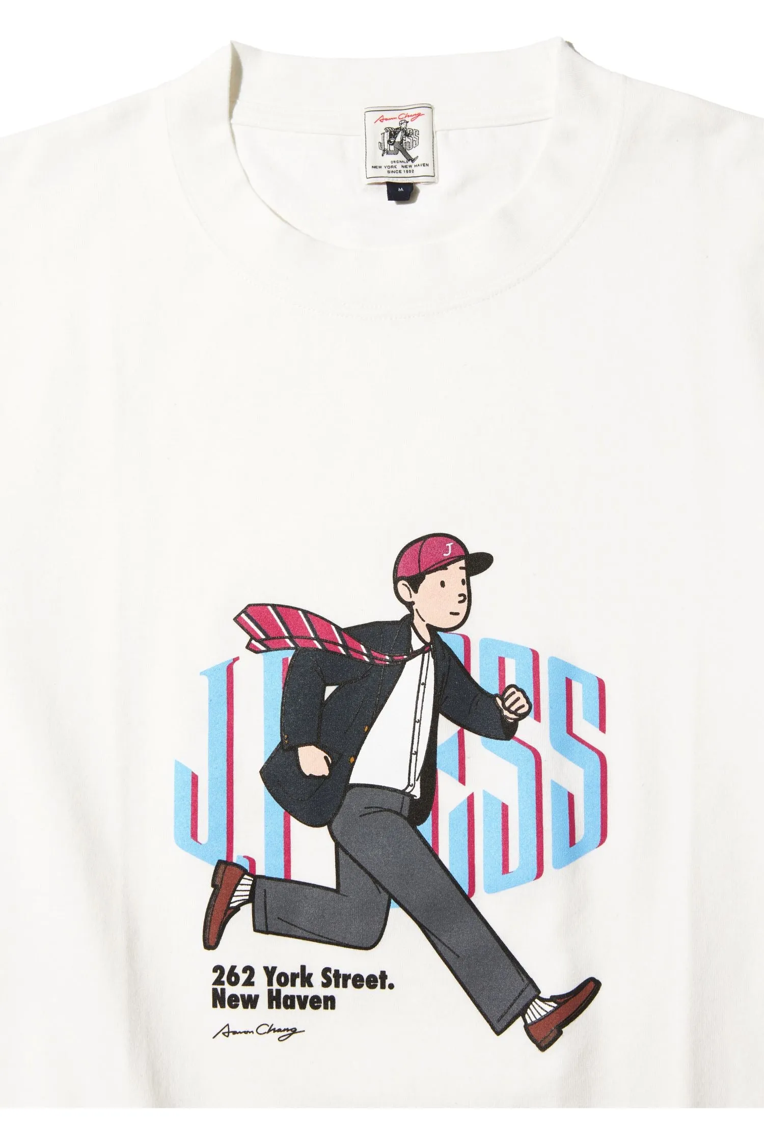 White "Running Ivy Boy" Crew Neck T Shirt - Trim Fit sold by J. Press product image thumbnail 2