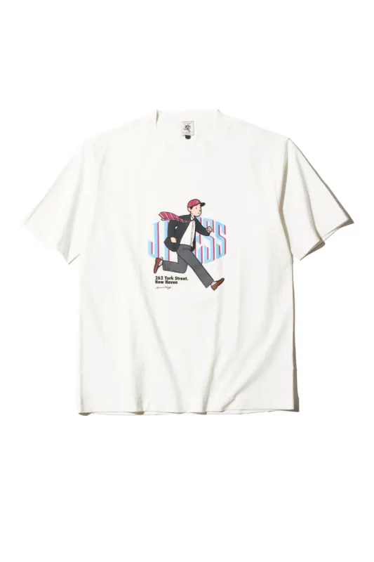 White "Running Ivy Boy" Crew Neck T Shirt - Trim Fit sold by J. Press