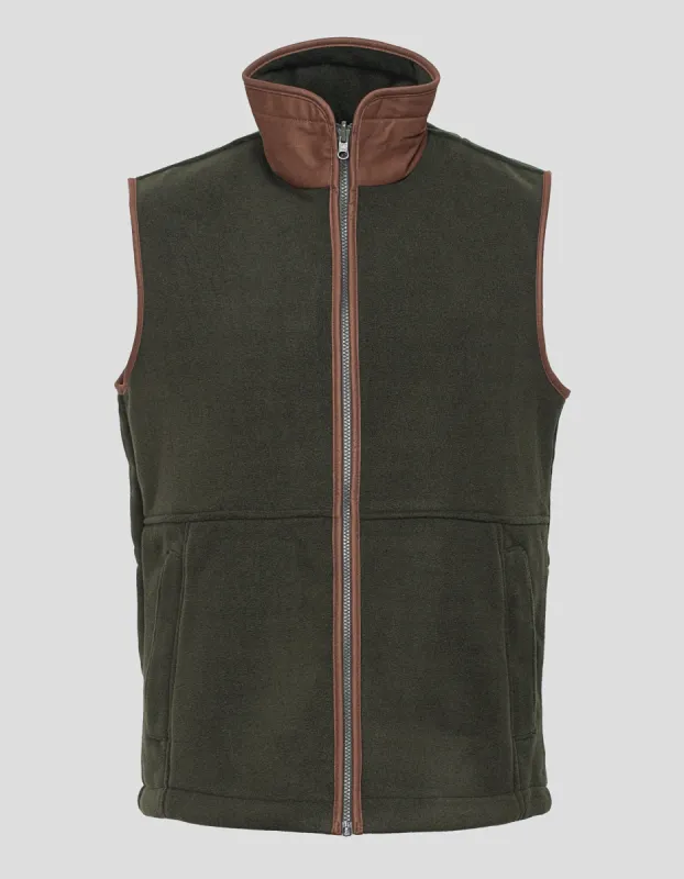 FLEECE VEST - GREEN sold by J. Press