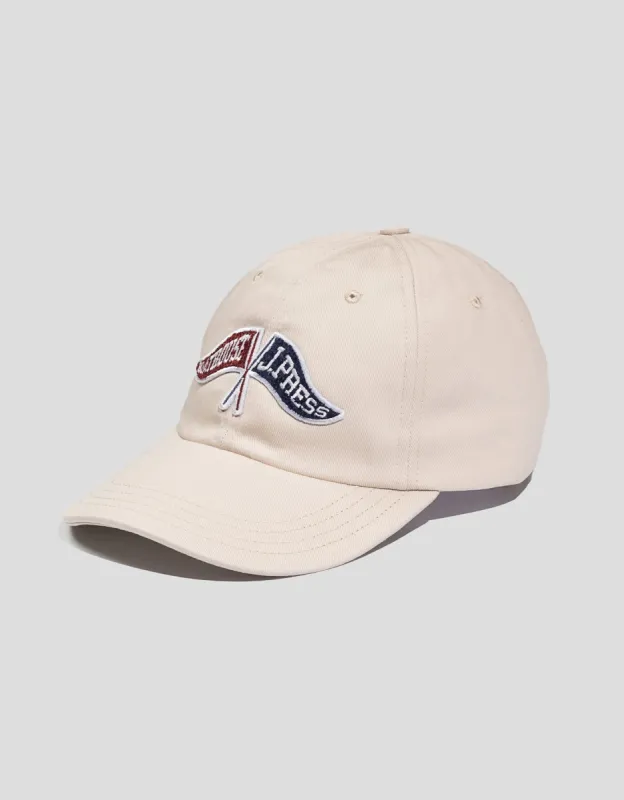 J.PRESS x BOATHOUSE DAD CAP - KHAKI made by J. Press
