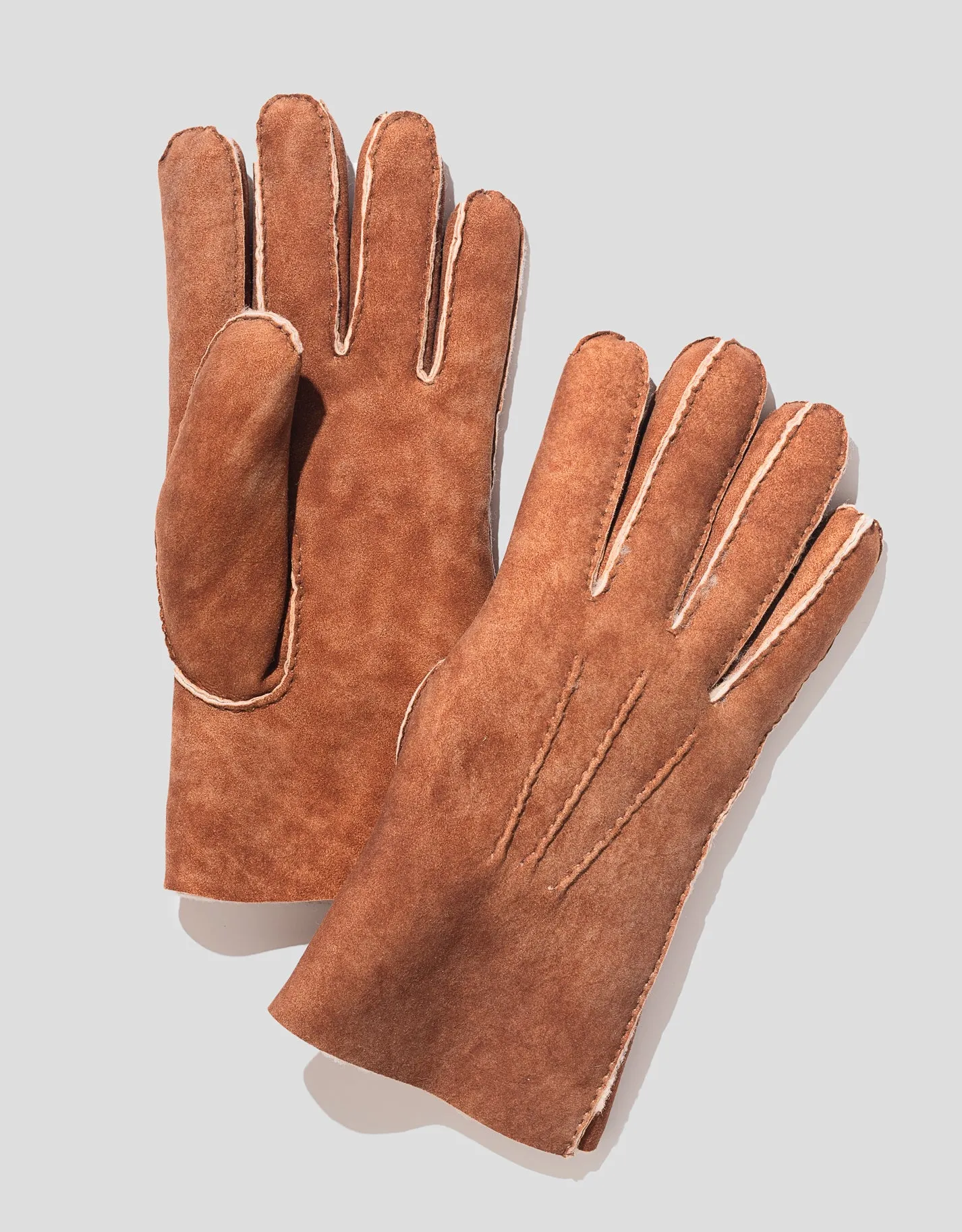 SHEARLING GLOVES - TAN sold by J. Press