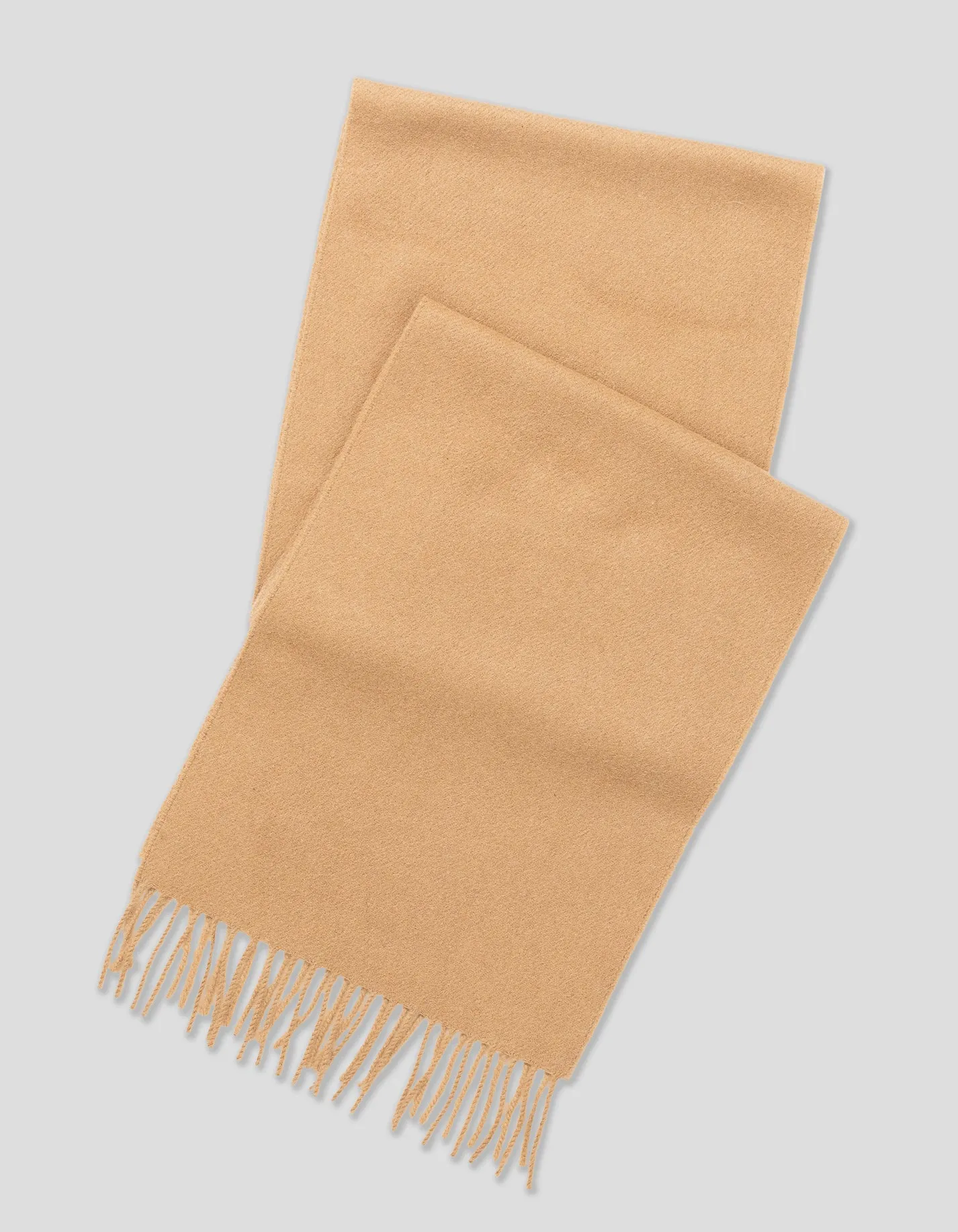 CASHMERE SOLID MUFFLER - CAMEL sold by J. Press