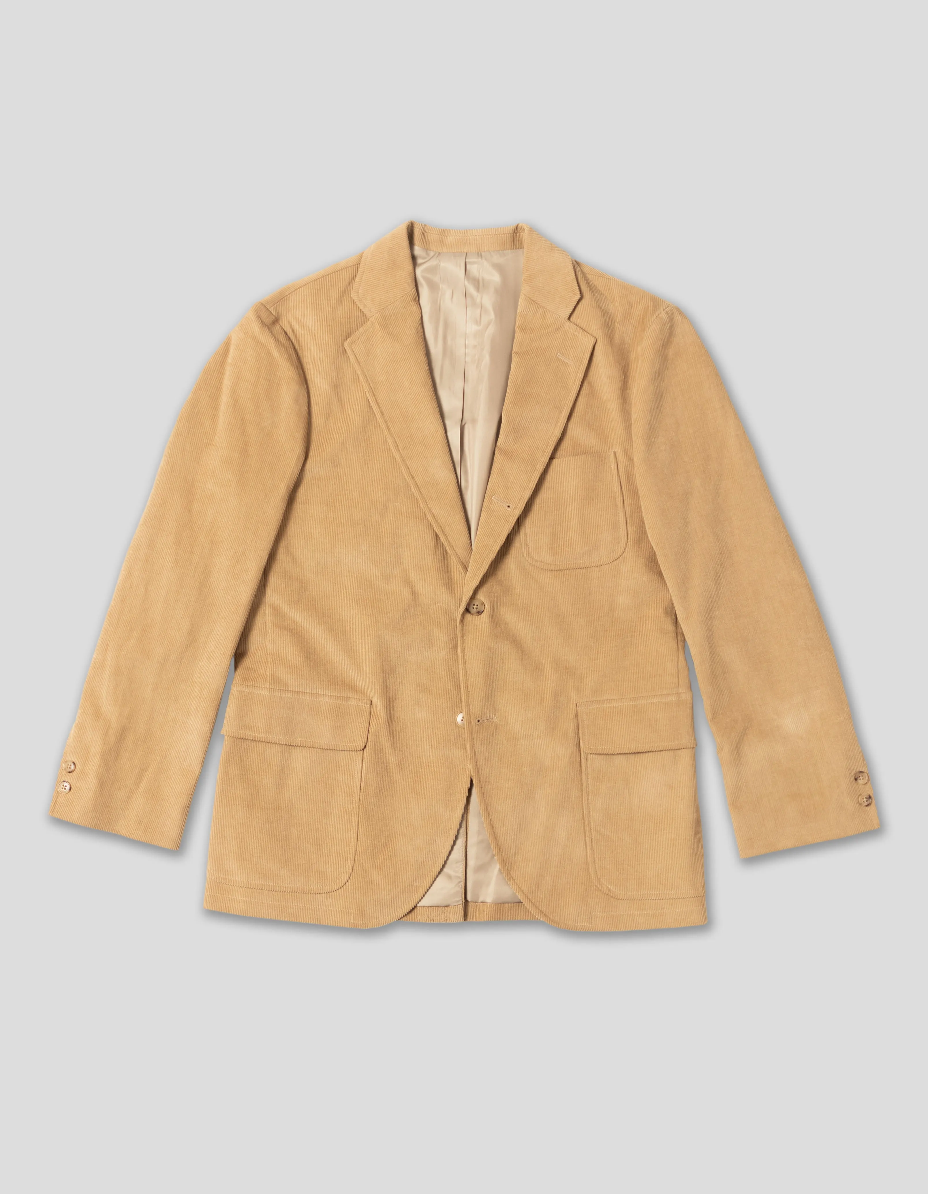 Tan Narrow Wale Corduroy Sport Coat - Trim Fit sold by J. Press