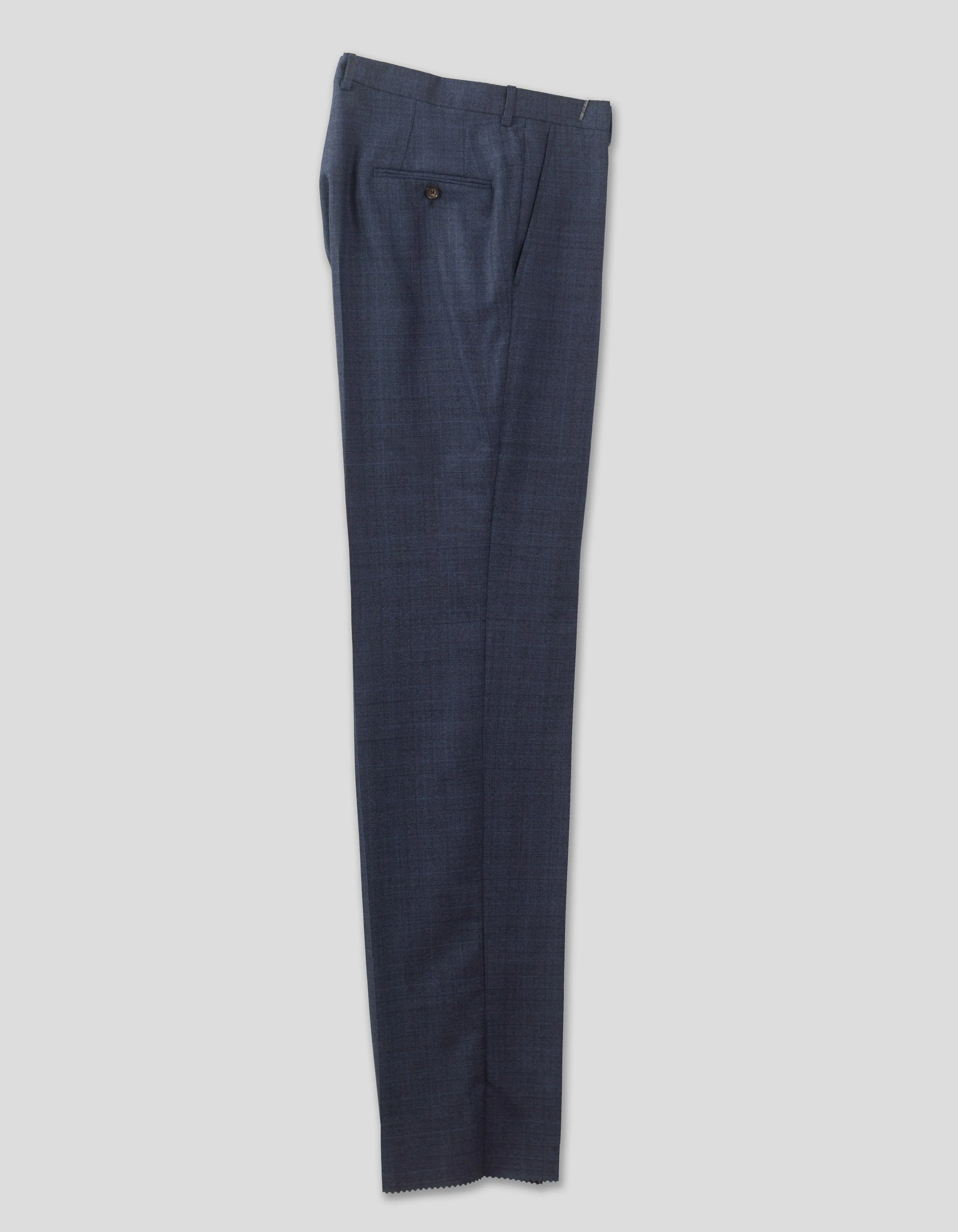 MEDIUM BLUE SHADOW PLAID 12Os WOOL SUIT sold by J. Press product image thumbnail 3