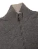 CASHMERE ZIP UP SWEATER - GREY sold by J. Press