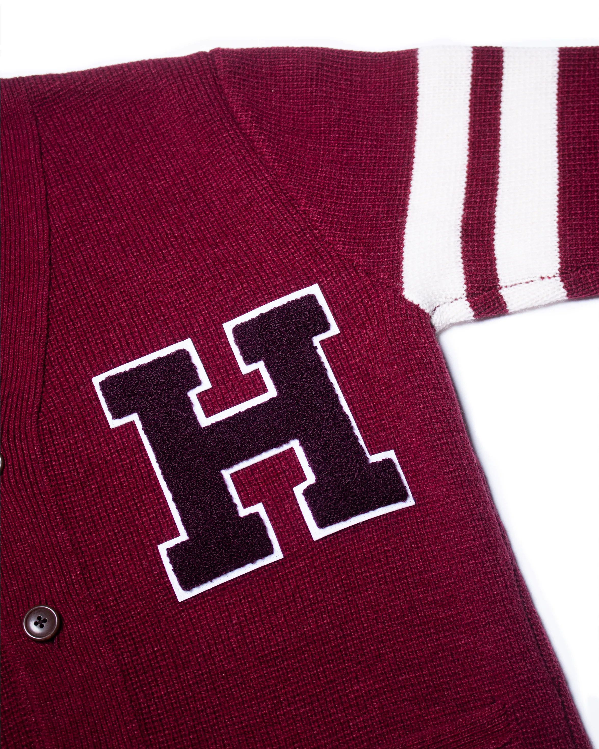 Harvard Wool Varsity Cardigan sold by J. Press product image thumbnail 3