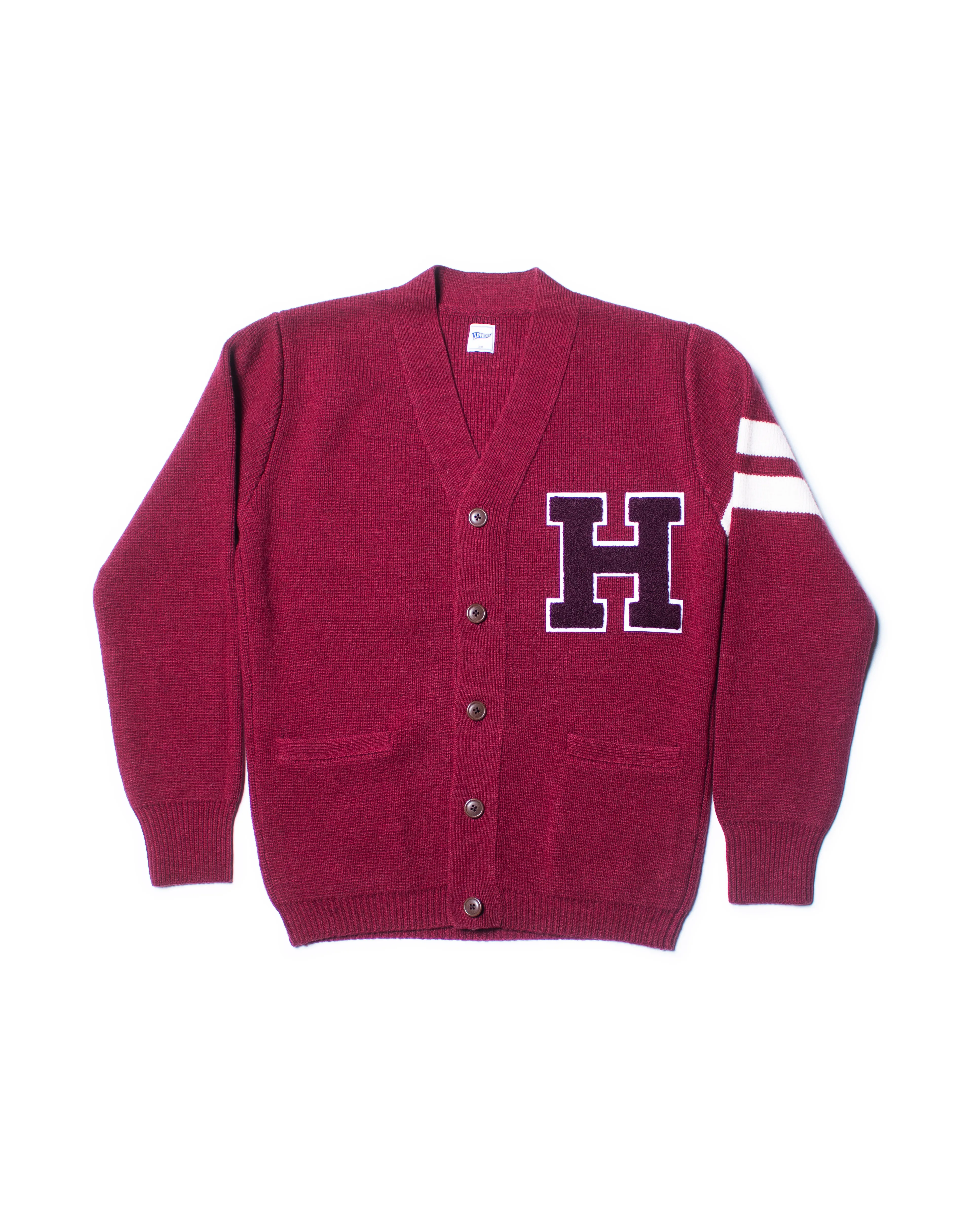 Harvard Wool Varsity Cardigan sold by J. Press