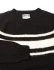 SHAGGY DOG SWEATER BROWN CHEST STRIPE - TRIM FIT sold by J. Press