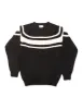 SHAGGY DOG SWEATER BROWN CHEST STRIPE - TRIM FIT sold by J. Press