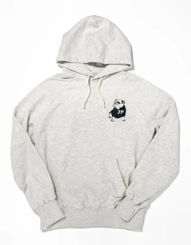 BULLDOG HOODIE - GREY sold by J. Press