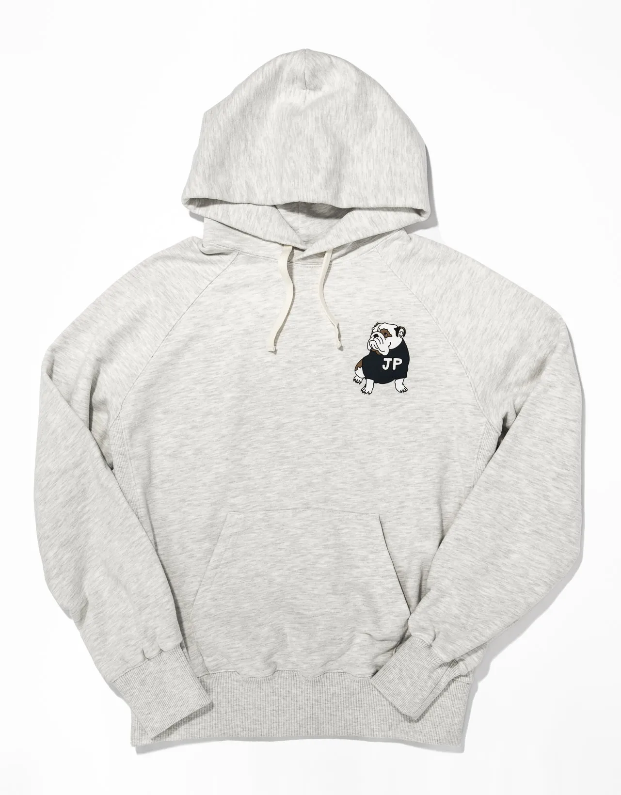 BULLDOG HOODIE - GREY sold by J. Press