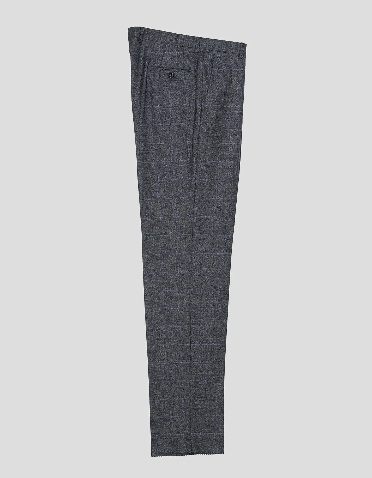 LIGHT GREY HERRINGBONE WITH BLUE PANE SUIT sold by J. Press product image thumbnail 2