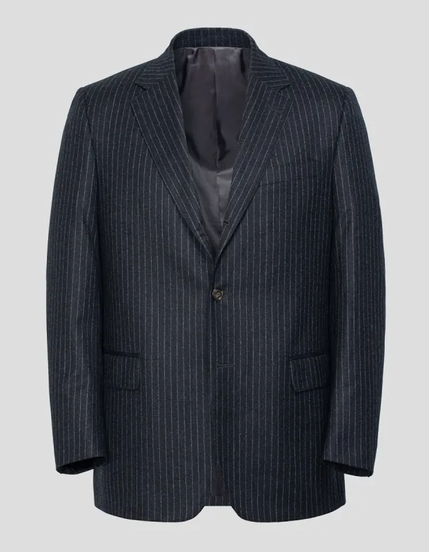 CHARCOAL CHALKSTRIPE FLANNEL SUIT sold by J. Press