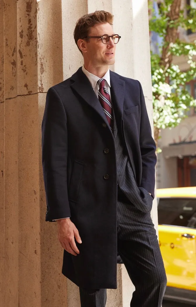 Made-in-Canada Charcoal Chalkstripe Wool Flannel Suit sold by J. Press product image thumbnail 3