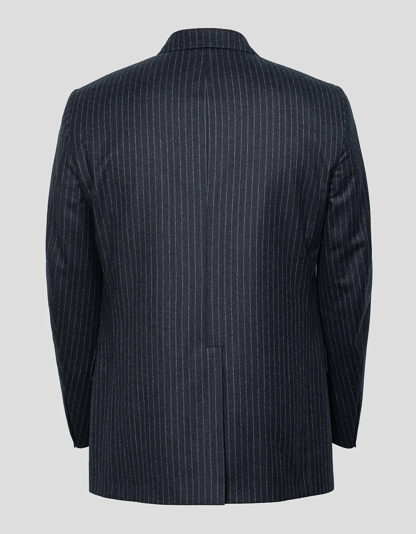 Made-in-Canada Charcoal Chalkstripe Wool Flannel Suit sold by J. Press product image thumbnail 4