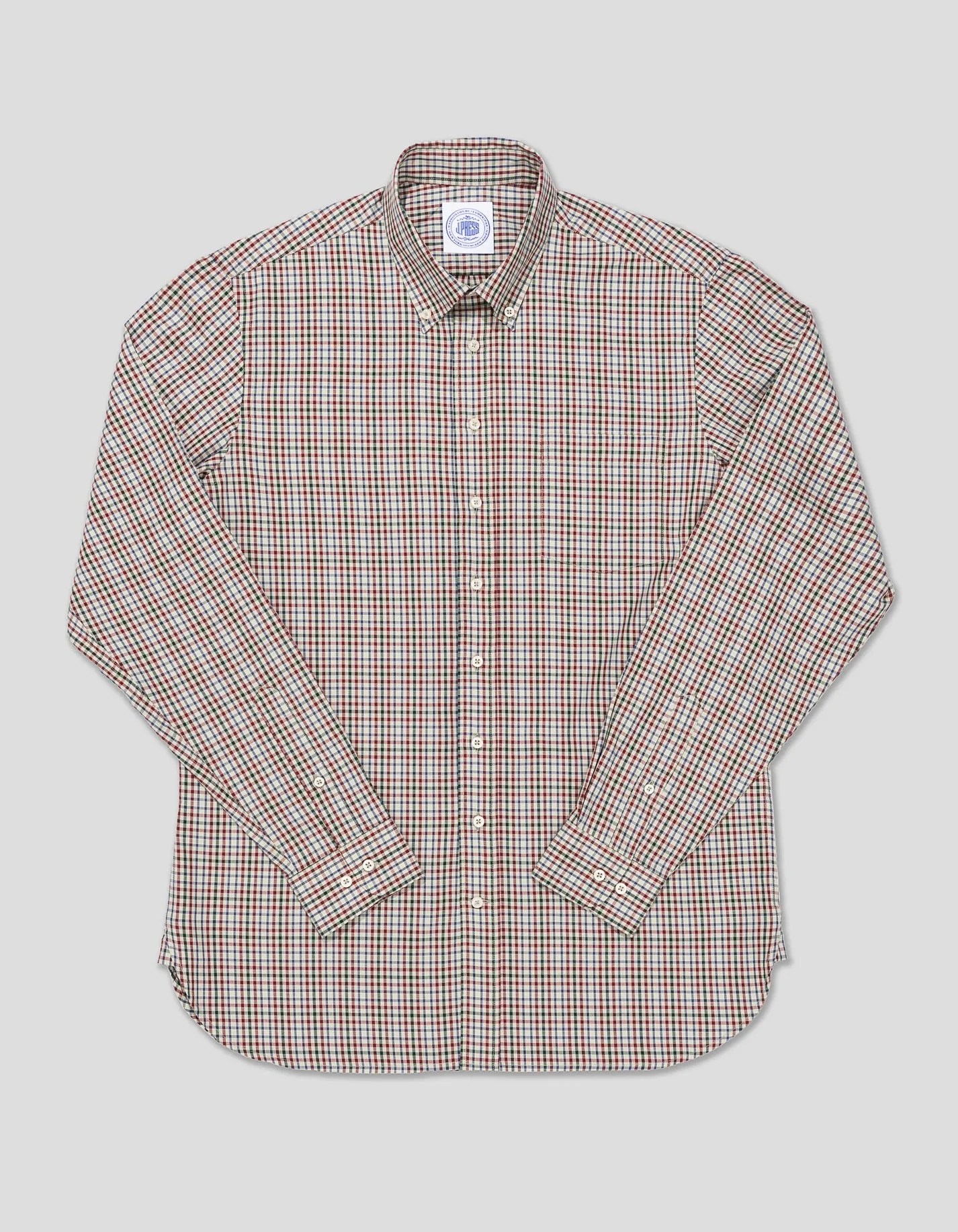 RED/NAVY/GREEN CHECK SPORT SHIRT sold by J. Press