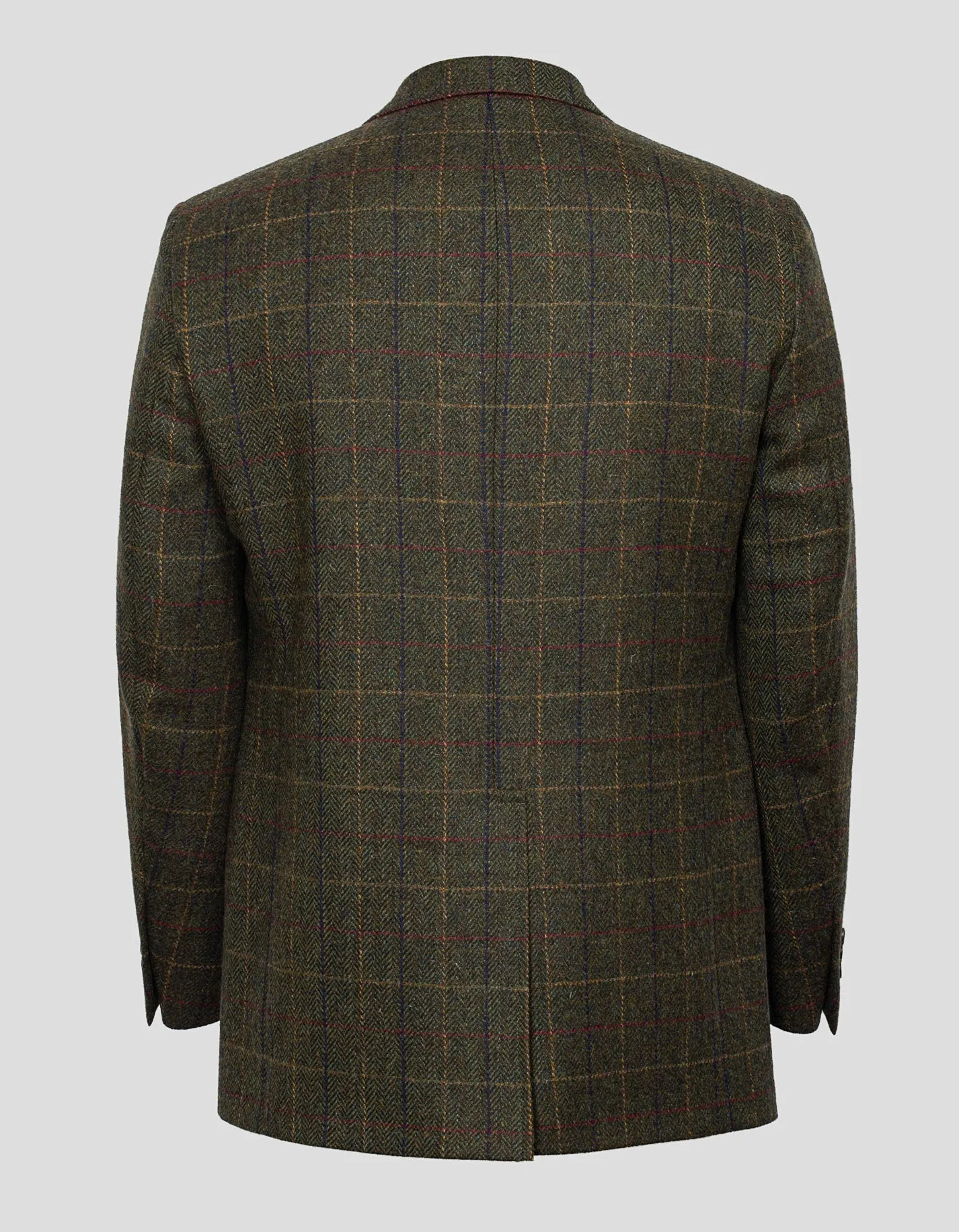 OLIVE HERRINGBONE WITH MULTI PANE SPORT COAT sold by J. Press product image thumbnail 2