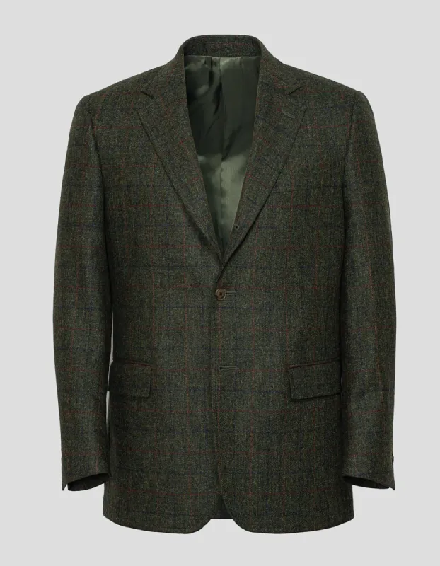OLIVE MULTI PANE SPORT COAT sold by J. Press
