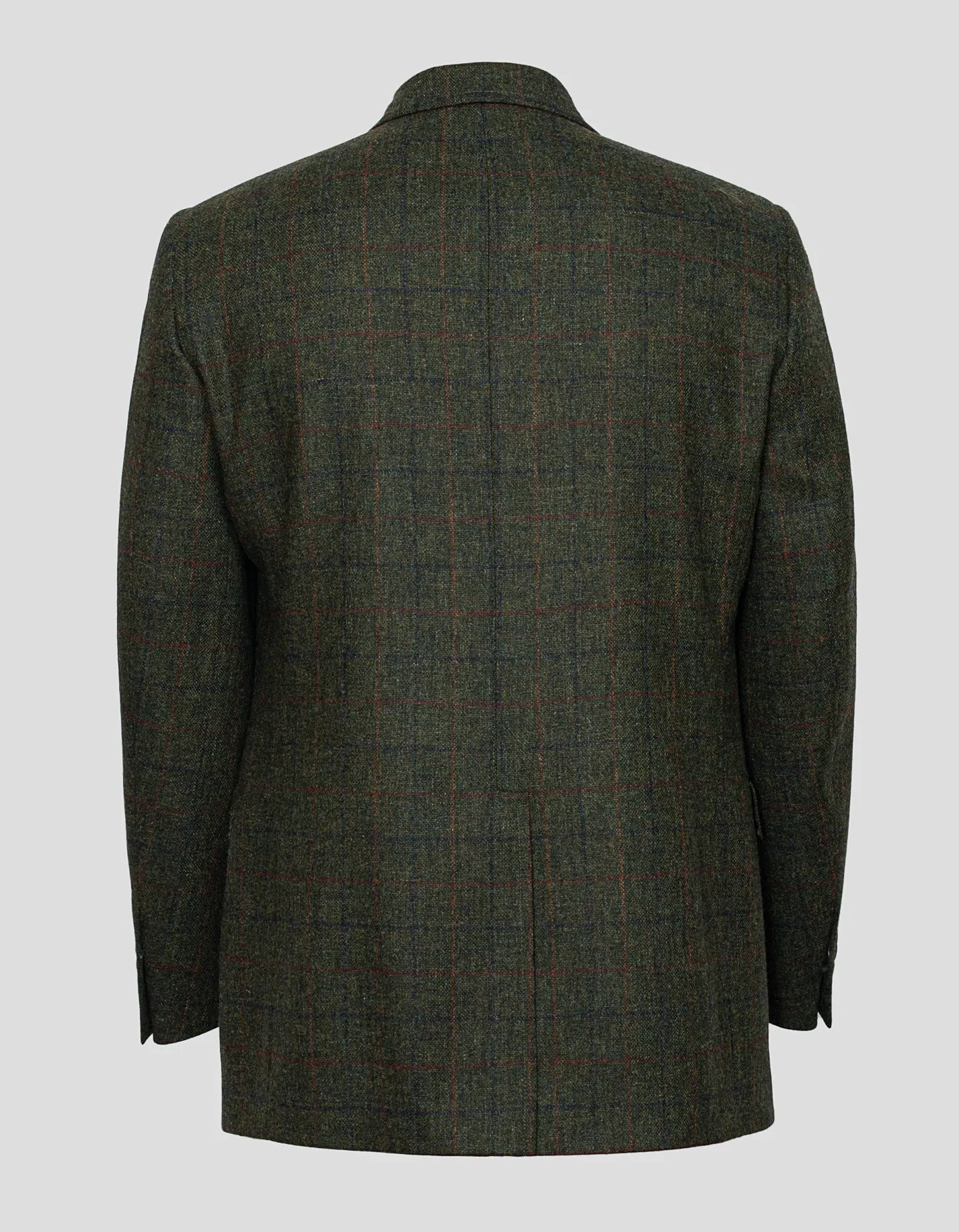 Made-in-Canada Olive, Blue & Rust Windowpane Sport Coat sold by J. Press product image thumbnail 2