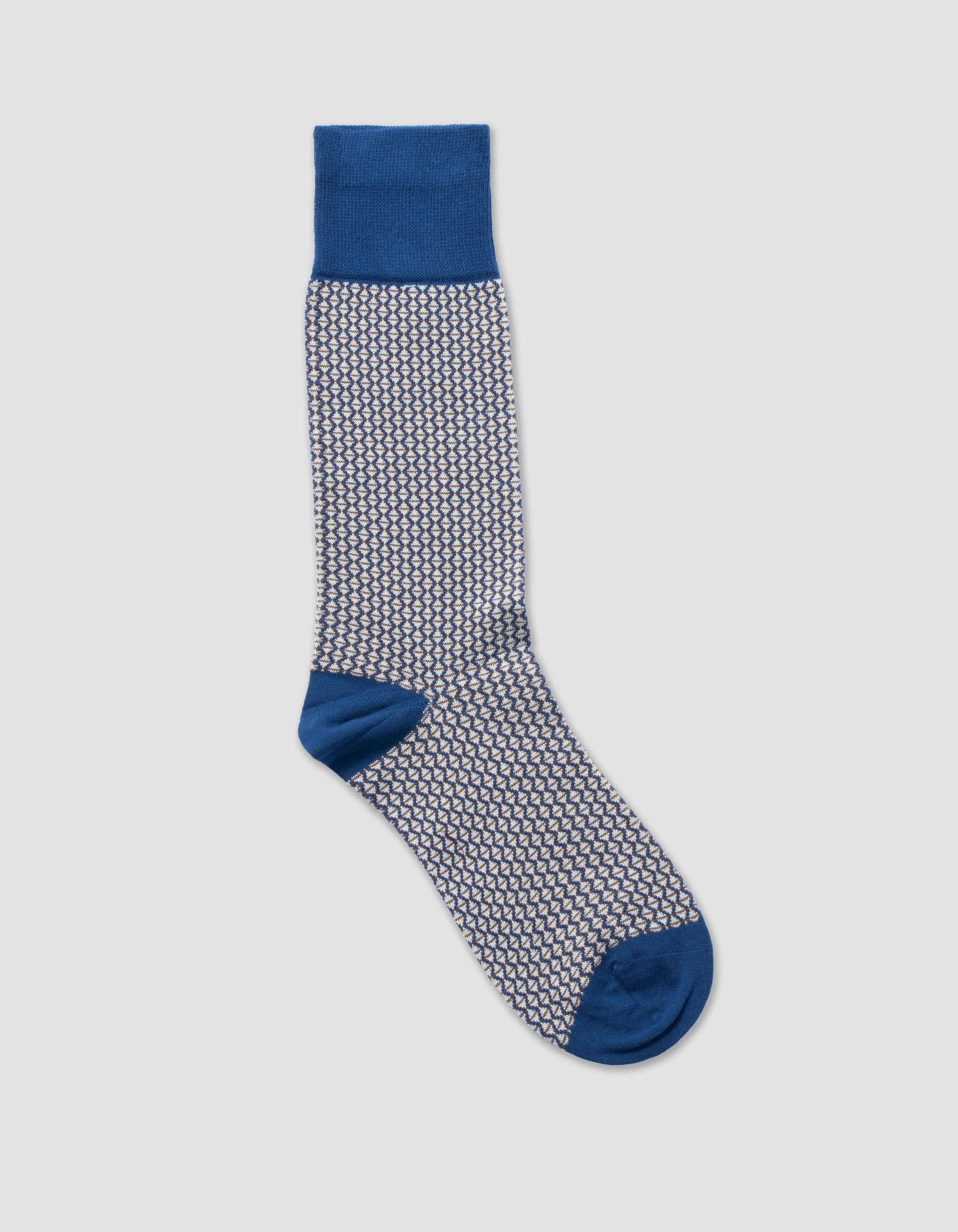Diamond Jacquard Mid-Calf Socks sold by J. Press