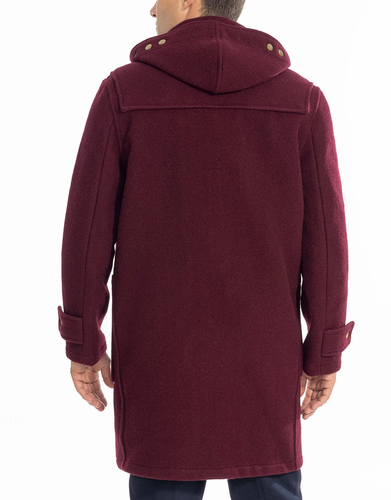 MONTY DUFFLE COAT - BURGUNDY sold by J. Press product image thumbnail 2