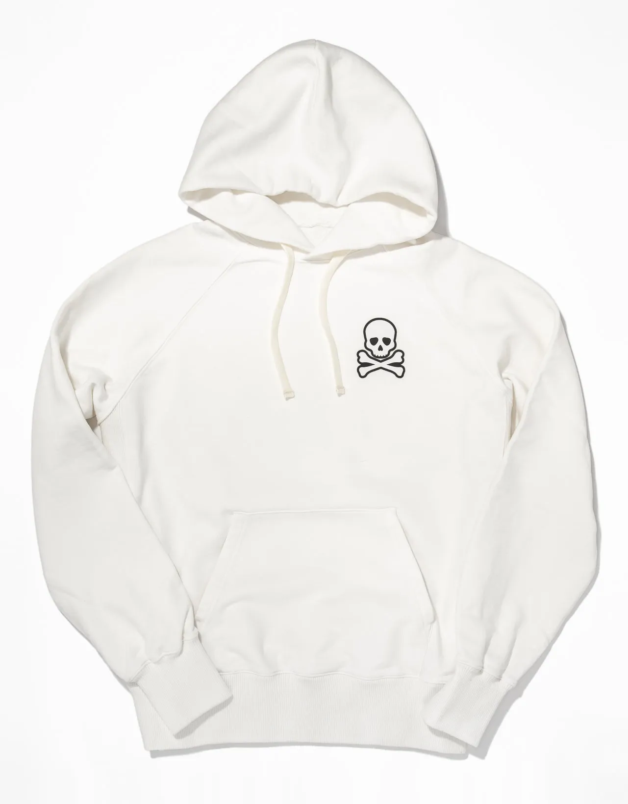 SKULL AND CROSSBONES HOODIE - WHITE sold by J. Press