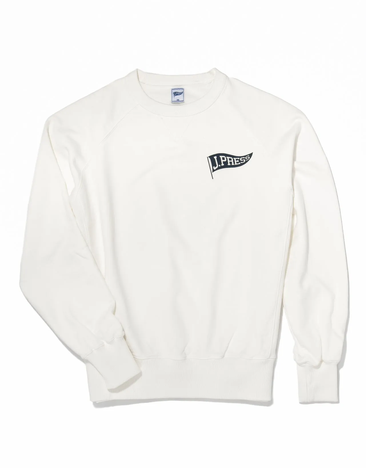 J. PRESS SWEATSHIRT - WHITE sold by J. Press