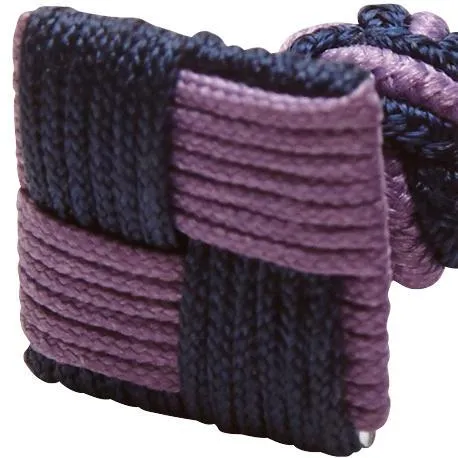 Navy & Light Purple Combo Knot Cufflinks sold by J. Press product image thumbnail 2