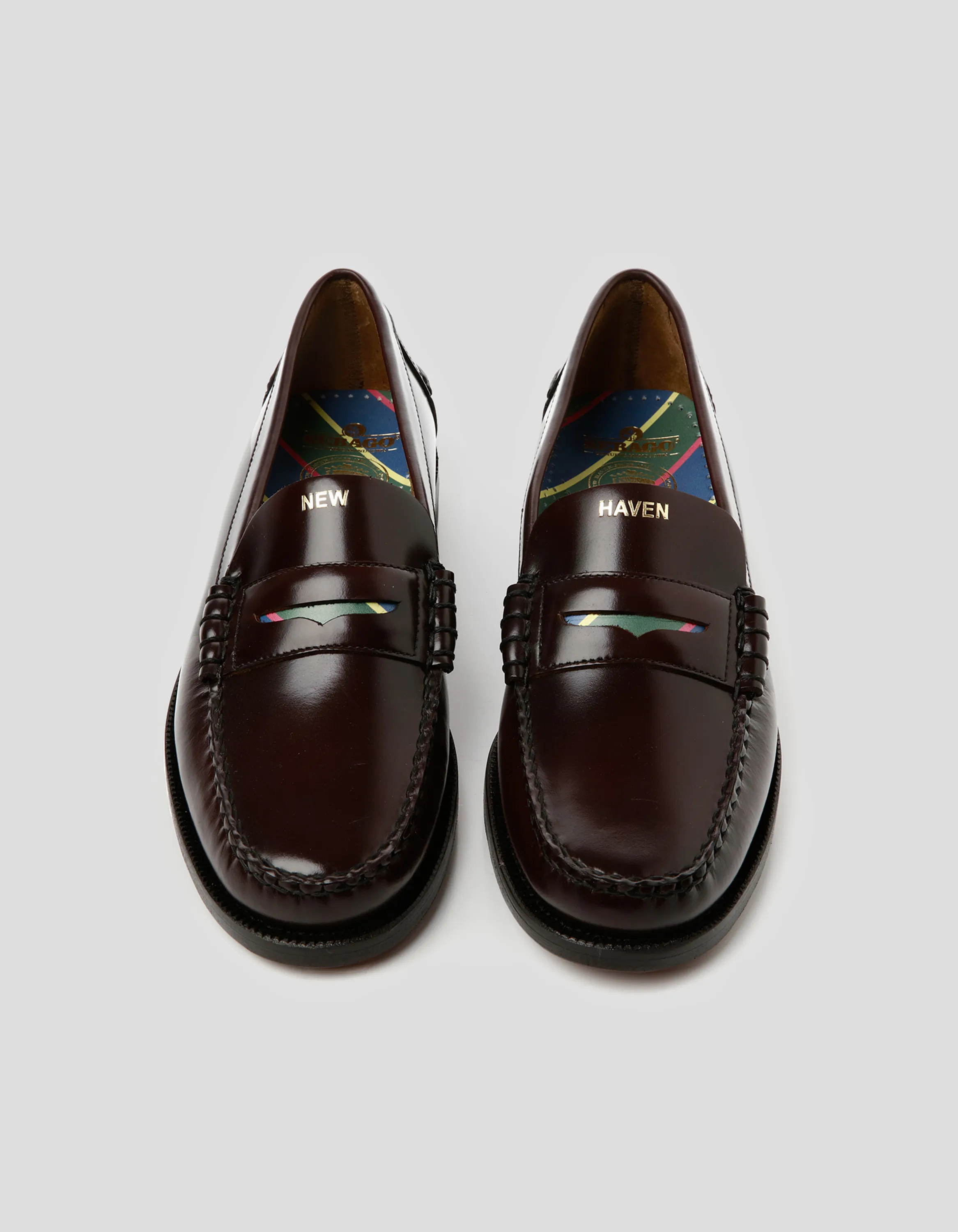 J.PRESS X SEBAGO LOAFER - BURGUNDY/BROWN NEW HAVEN sold by J. Press product image thumbnail 2