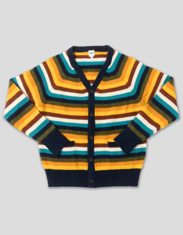 Retro-Stripe Cardigan Sweater - Trim Fit sold by J. Press