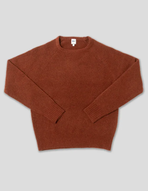 SOLID CREW NECK SWEATER - RUST sold by J. Press