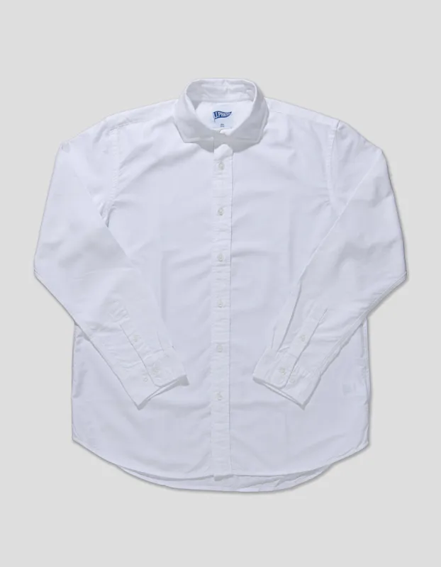 TRIM FIT ENZYME-WASHED OXFORD SPREAD COLLAR SHIRT sold by J. Press
