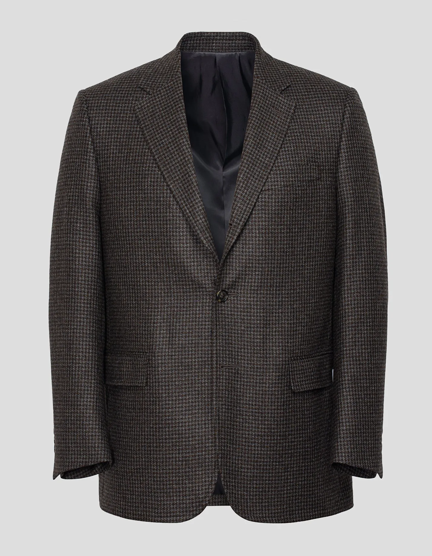 GREY/BROWN CHECK CASHMERE SPORT COAT sold by J. Press