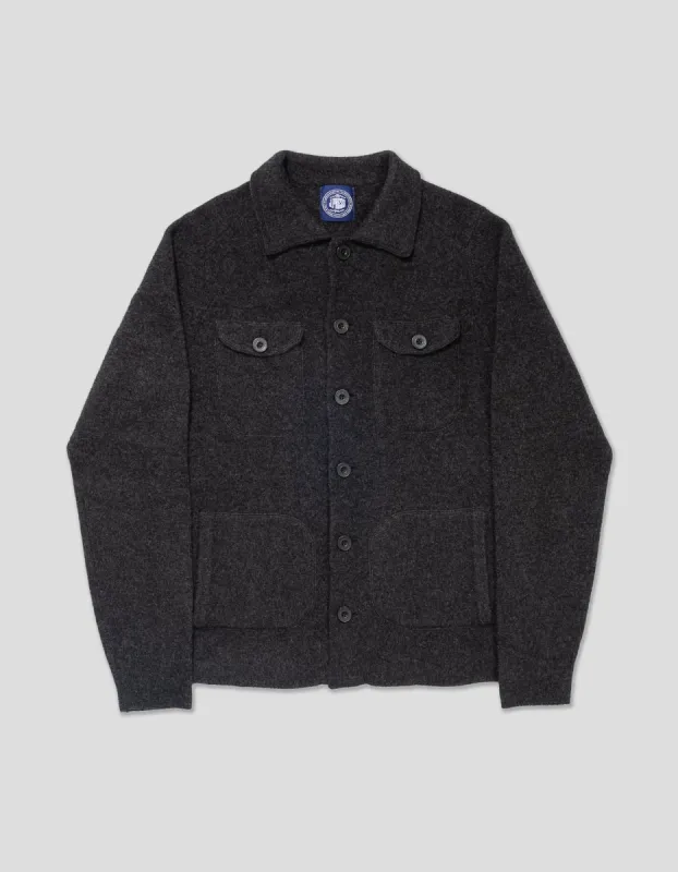 Wool Knitted Shirt Jacket sold by J. Press