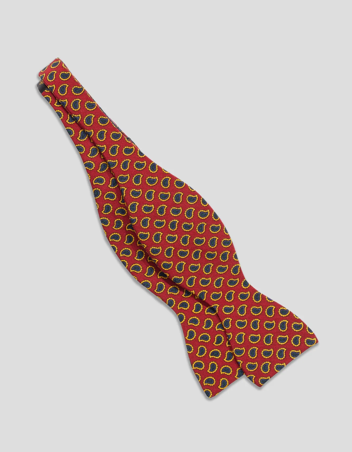 Pine Cones Irish Poplin Bow Tie sold by J. Press